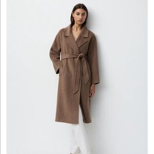 The Curated London Coat Chocolate Melange